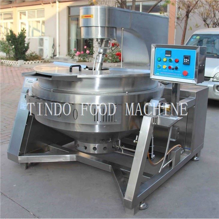 Tilting Boiling Pan With Mixer